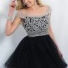 Blush By Alexia Designs Cocktail Dresses Blush - 10062 Jeweled Off-Shoulder Tulle Cocktail Dress 1 Blush By Alexia Designs Cocktail Dresses Blush - 10062 Jeweled Off-Shoulder Tulle Cocktail Dress