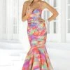 Blush By Alexia Designs Blush - 9316 Strapless Multi Color Pleated Mermaid Gown Formal Gowns 2 Blush By Alexia Designs Blush - 9316 Strapless Multi Color Pleated Mermaid Gown Formal Gowns