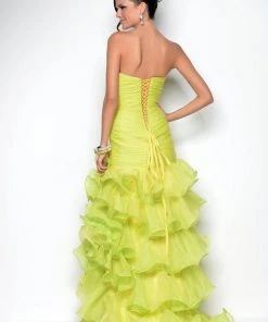 Blush By Alexia Designs Blush - 9517 Strapless Pleated Ruffled Long Gown With Slit Formal Gowns 7 Blush By Alexia Designs Blush - 9517 Strapless Pleated Ruffled Long Gown With Slit Formal Gowns