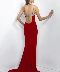 Blush By Alexia Designs - 11012 Sweetheart Paneled Jersey Sheath Gown Formal Gowns 5 Blush By Alexia Designs - 11012 Sweetheart Paneled Jersey Sheath Gown Formal Gowns