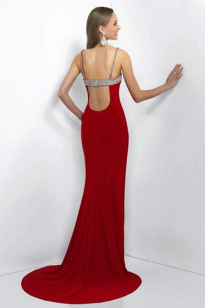 Blush By Alexia Designs - 11012 Sweetheart Paneled Jersey Sheath Gown Formal Gowns 4 Blush By Alexia Designs - 11012 Sweetheart Paneled Jersey Sheath Gown Formal Gowns