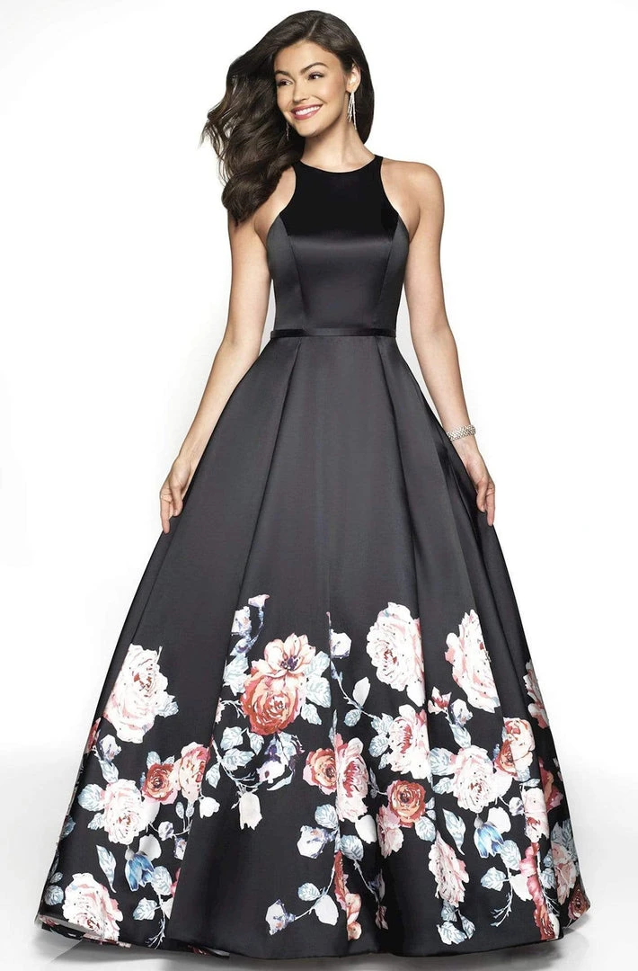 Blush By Alexia Designs - 11136Z Floral Print Mikado Ballgown 3 Blush By Alexia Designs - 11136Z Floral Print Mikado Ballgown