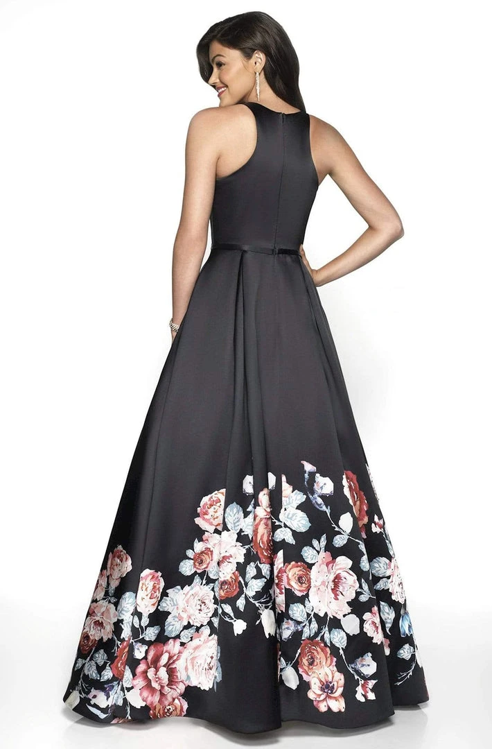 Blush By Alexia Designs - 11136Z Floral Print Mikado Ballgown 4 Blush By Alexia Designs - 11136Z Floral Print Mikado Ballgown