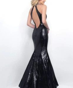 Blush By Alexia Designs - 11289 Sequined High Neck Mermaid Gown Formal Gowns 5 Blush By Alexia Designs - 11289 Sequined High Neck Mermaid Gown Formal Gowns