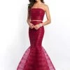 Formal Gowns Blush By Alexia Designs - 11507 Two Piece Horsehair Mermaid Gown