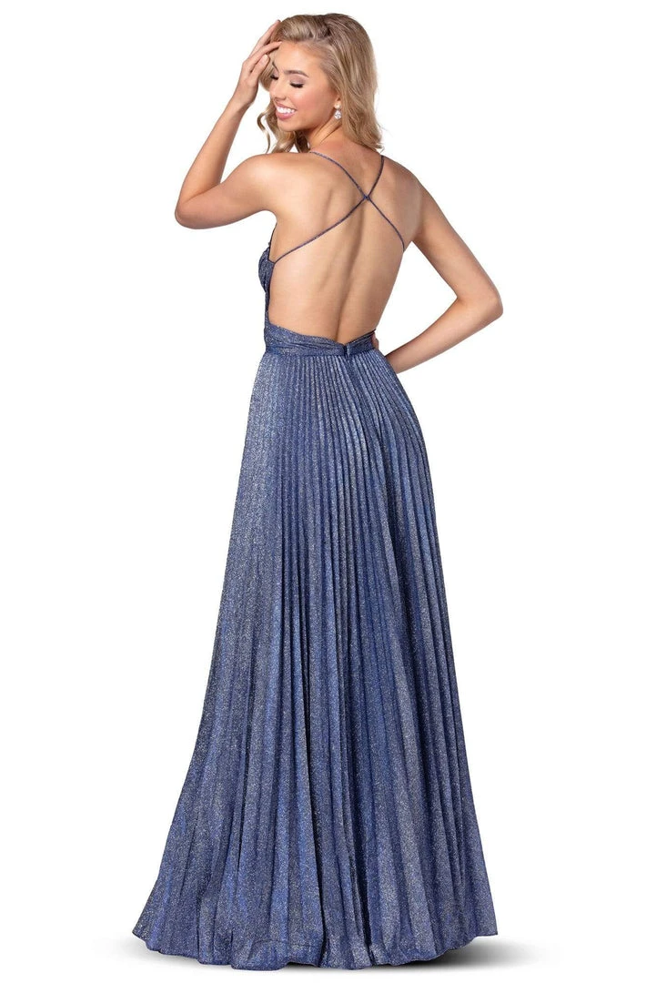 Formal Gowns Blush By Alexia Designs - 11929 Ruched V-Neck A-Line Dress 4 Formal Gowns Blush By Alexia Designs - 11929 Ruched V-Neck A-Line Dress