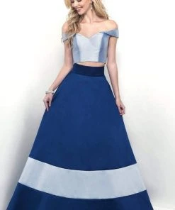 Formal Gowns Blush By Alexia Designs - 5623 Two Piece Off Shoulder Ballgown