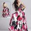 Formal Gowns Blush By Alexia Designs - 9034 Floral Print Accordion Gown 2 Formal Gowns Blush By Alexia Designs - 9034 Floral Print Accordion Gown