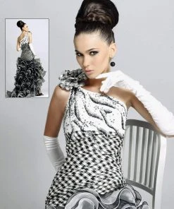 Blush By Alexia Designs - 9047 One Shoulder Ruffled Long Dress 5 Blush By Alexia Designs - 9047 One Shoulder Ruffled Long Dress