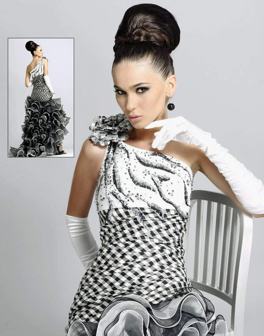 Blush By Alexia Designs - 9047 One Shoulder Ruffled Long Dress 4 Blush By Alexia Designs - 9047 One Shoulder Ruffled Long Dress