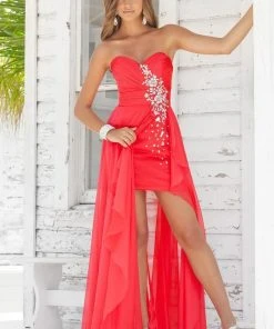 Blush By Alexia Designs - 9315 Sparkling Sweetheart Fitted Mini Dress