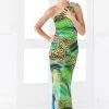 Blush By Alexia Designs - 9379 Asymmetrical Animal Print Sheath Gown Formal Gowns 2 Blush By Alexia Designs - 9379 Asymmetrical Animal Print Sheath Gown Formal Gowns