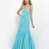 Formal Gowns Blush By Alexia Designs - 9582 Embroidered Floral Strapless Mermaid Gown 1 Formal Gowns Blush By Alexia Designs - 9582 Embroidered Floral Strapless Mermaid Gown