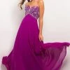 Blush By Alexia Designs - 9587 Strapless Sequined Long Dress Formal Gowns