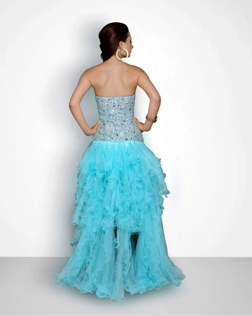 Blush By Alexia Designs - 9608 Strapless Embellished Ruffled Long Gown Formal Gowns 4 Blush By Alexia Designs - 9608 Strapless Embellished Ruffled Long Gown Formal Gowns