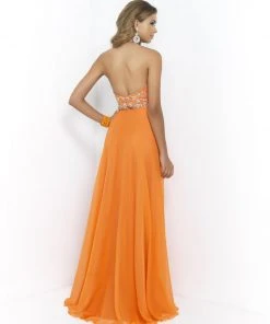 Blush By Alexia Designs - 9935 Two Piece Halter Long Gown Formal Gowns