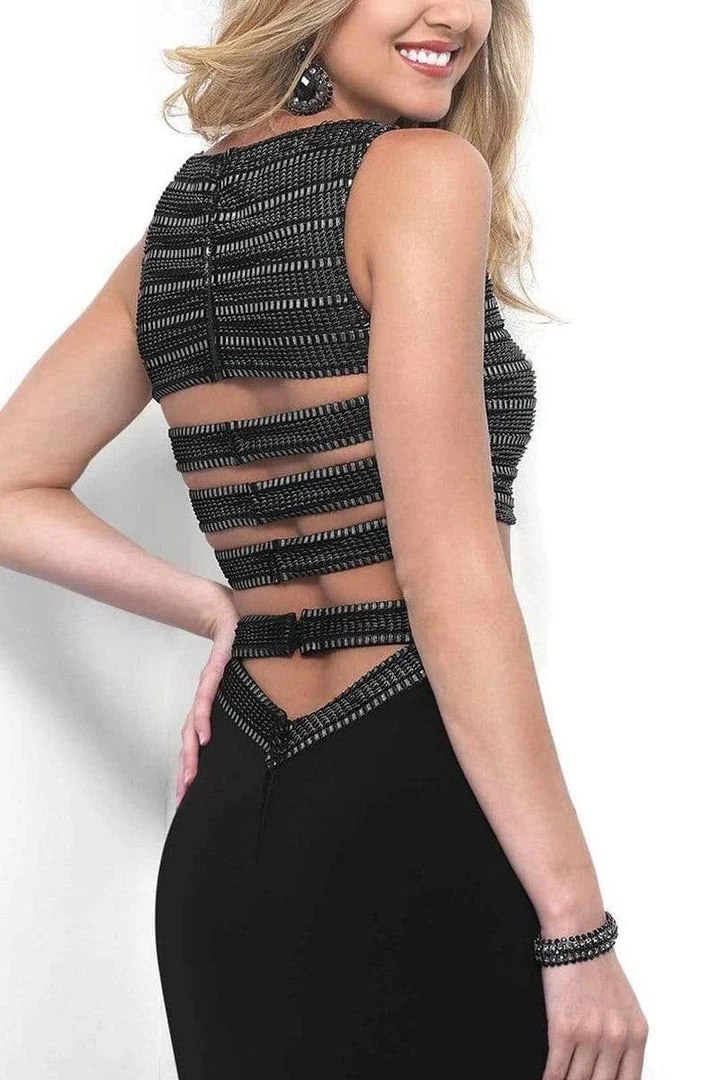 Blush By Alexia Designs - Beaded Bateau Two-Piece Sheath Gown 11322 Formal Gowns 6 Blush By Alexia Designs - Beaded Bateau Two-Piece Sheath Gown 11322 Formal Gowns