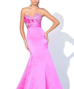 Blush By Alexia Designs - Beaded Sweetheart Satin Trumpet Gown 9304