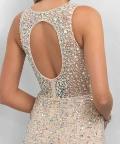 Blush By Alexia Designs - Bejeweled Sheath Dress C353 Cocktail Dresses