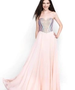 Formal Gowns Blush By Alexia Designs - C1077 Beaded Sweetheart Chiffon A-line Gown 7 Formal Gowns Blush By Alexia Designs - C1077 Beaded Sweetheart Chiffon A-line Gown