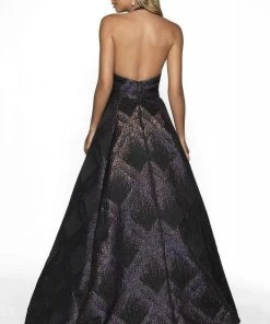 Formal Gowns Blush By Alexia Designs - C2053 Plunging Halter Ballgown 6 Formal Gowns Blush By Alexia Designs - C2053 Plunging Halter Ballgown