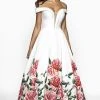Formal Gowns Blush By Alexia Designs - C2062 Plunging Off-Shoulder Ballgown