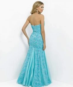 Formal Gowns Blush By Alexia Designs - Embroided Floral Strapless Mermaid Gown 9582 9 Formal Gowns Blush By Alexia Designs - Embroided Floral Strapless Mermaid Gown 9582