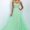 Formal Gowns Blush By Alexia Designs - Lovely Crystal Encrusted A-Line Gown 11050 2 Formal Gowns Blush By Alexia Designs - Lovely Crystal Encrusted A-Line Gown 11050