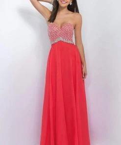 Formal Gowns Blush By Alexia Designs - Lovely Crystal Encrusted A-Line Gown 11050 9 Formal Gowns Blush By Alexia Designs - Lovely Crystal Encrusted A-Line Gown 11050