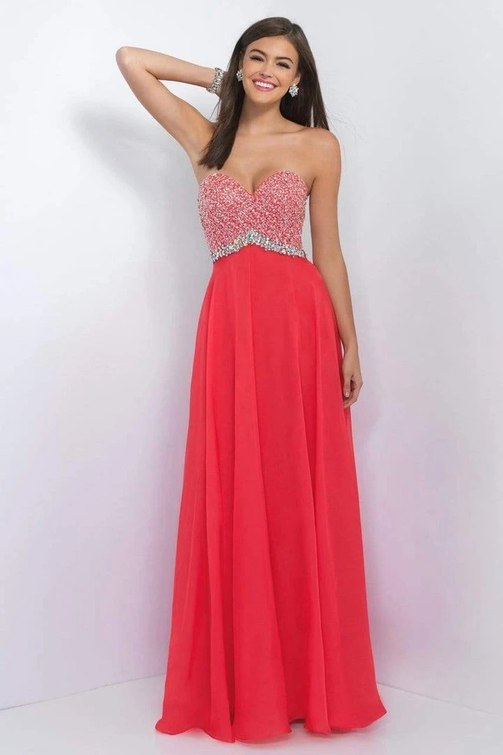 Formal Gowns Blush By Alexia Designs - Lovely Crystal Encrusted A-Line Gown 11050 6 Formal Gowns Blush By Alexia Designs - Lovely Crystal Encrusted A-Line Gown 11050