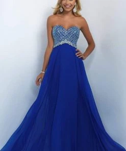 Formal Gowns Blush By Alexia Designs - Lovely Crystal Encrusted A-Line Gown 11050 7 Formal Gowns Blush By Alexia Designs - Lovely Crystal Encrusted A-Line Gown 11050