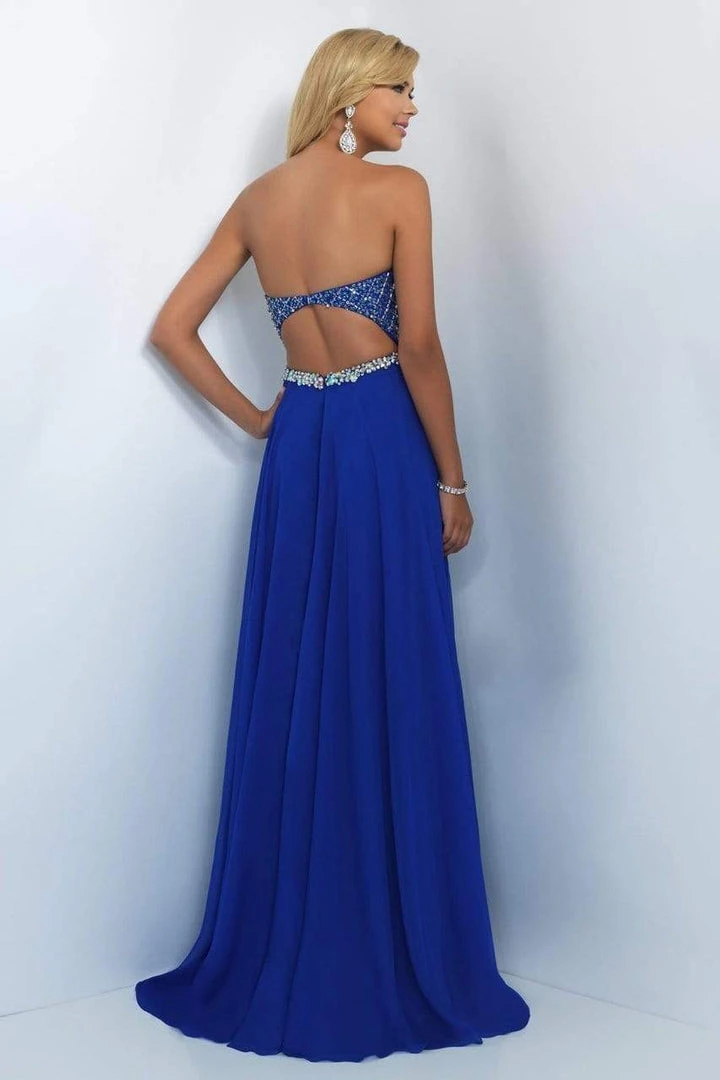 Formal Gowns Blush By Alexia Designs - Lovely Crystal Encrusted A-Line Gown 11050 5 Formal Gowns Blush By Alexia Designs - Lovely Crystal Encrusted A-Line Gown 11050