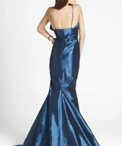 Blush By Alexia Designs - P017 Sleeveless Ruffled Evening Gown Formal Gowns