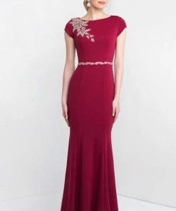 Blush By Alexia Designs - S2025 Bateau Neckline Beaded Sheath Gown 7 Blush By Alexia Designs - S2025 Bateau Neckline Beaded Sheath Gown