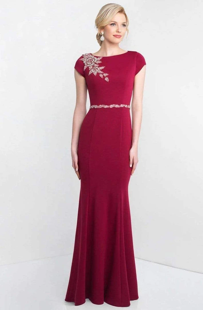 Blush By Alexia Designs - S2025 Bateau Neckline Beaded Sheath Gown 5 Blush By Alexia Designs - S2025 Bateau Neckline Beaded Sheath Gown