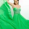 Formal Gowns Blush By Alexia Designs - Strapless Embellished Long Dress 9710