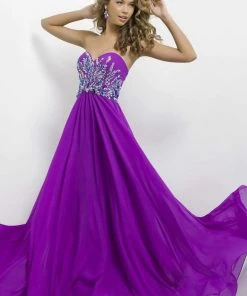 Formal Gowns Blush By Alexia Designs - Strapless Embellished Long Dress 9710 6 Formal Gowns Blush By Alexia Designs - Strapless Embellished Long Dress 9710