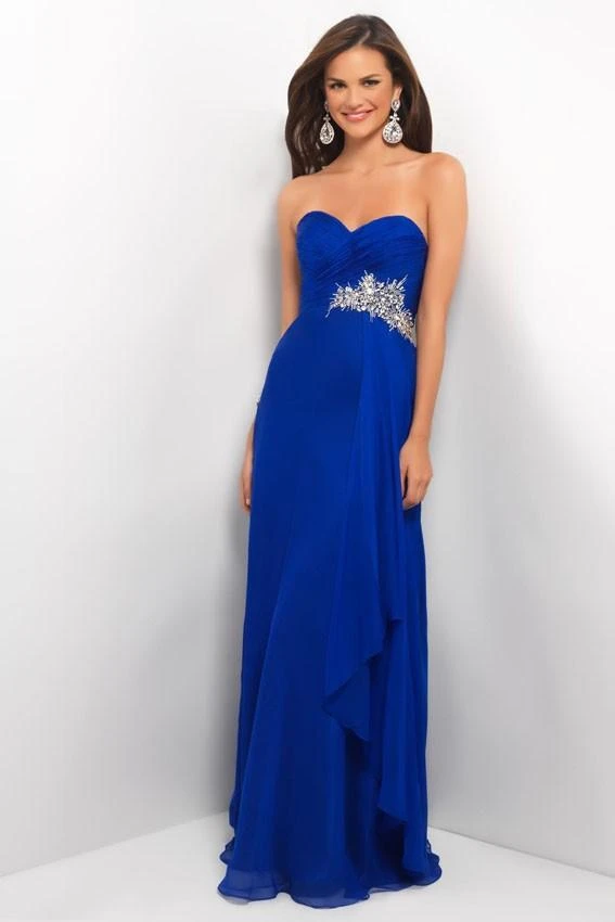 Blush By Alexia Designs - Strapless Pleated Long Dress 9612 Formal Gowns 5 Blush By Alexia Designs - Strapless Pleated Long Dress 9612 Formal Gowns