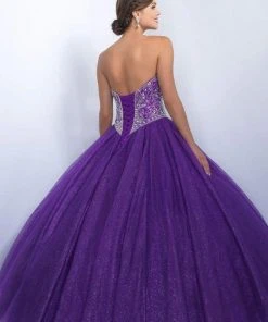 Blush By Alexia Designs - Strapless Sweetheart Ballgown Q152 Formal Gowns