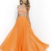 Formal Gowns Blush By Alexia Designs - Two Piece Halter Long Gown 9935 2 Formal Gowns Blush By Alexia Designs - Two Piece Halter Long Gown 9935