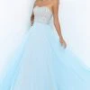 Formal Gowns Blush By Alexia Designs - X207 Bejeweled Sweetheart Chiffon Gown 2 Formal Gowns Blush By Alexia Designs - X207 Bejeweled Sweetheart Chiffon Gown