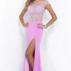 Formal Gowns Blush By Alexia Designs - X229 Beaded Illusion Fitted Evening Dress