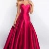 Blush By Alexia Designs Blush - C1067 Strapless Asymmetrical Sculpted Mikado Ballgown Formal Gowns