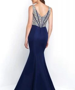 Blush By Alexia Designs Blush - C1086 Sleeveless Crystal Beaded Mikado Evening Gown 8 Blush By Alexia Designs Blush - C1086 Sleeveless Crystal Beaded Mikado Evening Gown