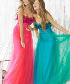 Blush By Alexia Designs Blush - Feathered Sweetheart Chiffon A-Line Gown 5105 Formal Gowns 11 Blush By Alexia Designs Blush - Feathered Sweetheart Chiffon A-Line Gown 5105 Formal Gowns