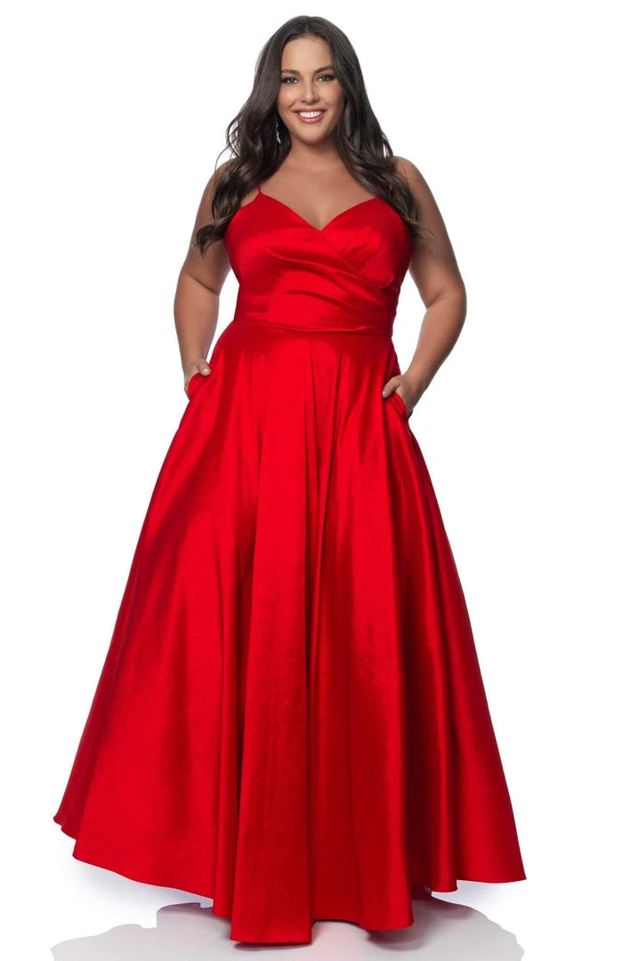 Blush By Alexia Designs Blush Too - 5830W Sweetheart Mid-Open Back Stretch Taffeta Ball Gown 3 Blush By Alexia Designs Blush Too - 5830W Sweetheart Mid-Open Back Stretch Taffeta Ball Gown