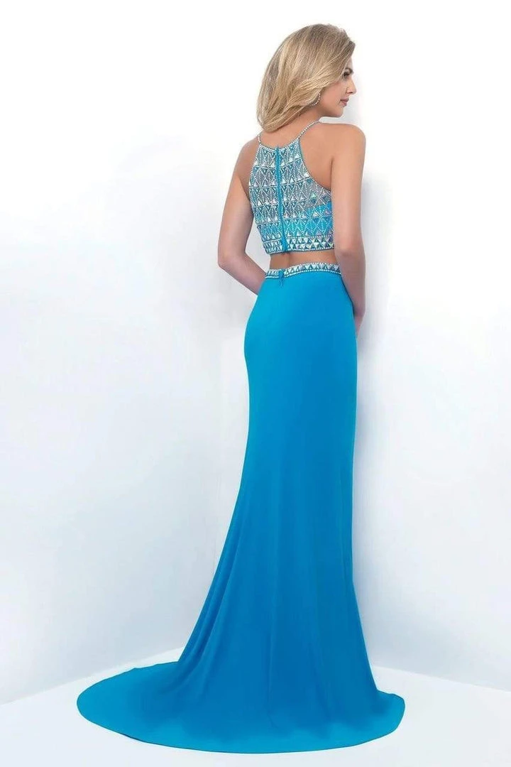 Blush By Alexia Designs Blush - Two-Piece Gem Embellished Halter Top Evening Gown 11248 5 Blush By Alexia Designs Blush - Two-Piece Gem Embellished Halter Top Evening Gown 11248