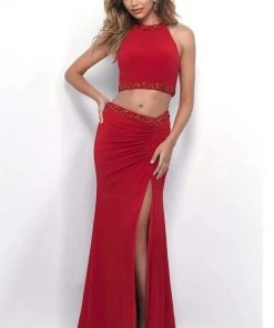 Blush By Alexia Designs Formal Gowns Blush - Two Piece Halter Top With Sarong Style Skirt Dress 11284 8 Blush By Alexia Designs Formal Gowns Blush - Two Piece Halter Top With Sarong Style Skirt Dress 11284