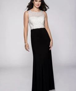 Cachet - Sleeveless Embellished Long Dress 57364 Formal Gowns 11 Cachet - Sleeveless Embellished Long Dress 57364 Formal Gowns