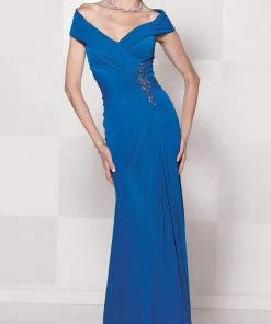 Cameron Blake By Mon Cheri - 114670 Long Dress In Periwinkle Formal Gowns